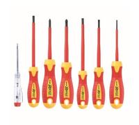 SET DI 7 CACCIAVITI DA ELETTRICISTA 2.5 4 5.5 6.5 PH1 PH2