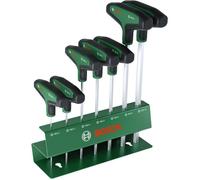 Set di 7 cacciaviti esagonali con impugnatura a T Bosch - da 2 a 10 mm