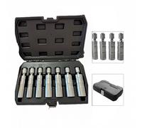 Set Di 7 chiavi a Bussola Lunghe Magnetiche a Snodo Chrome Vanadium Poligonali