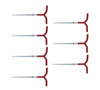 Set di 7 chiodi per tende da pesca sul ghiaccio Coni per chiodi sul ghiaccio