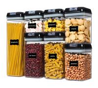 Set di 7 contenitori per alimenti scatole di stoccaggio di varie dimensioni a