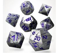 Set di 7 Dadi Deluxe - Echoes in Steel Metal RPG Dice Set