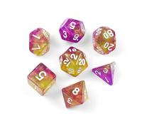 Set di 7 dadi poliedrici per Dungeon and Dragons