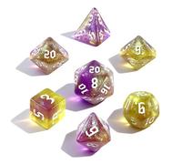 Set di 7 dadi poliedrici per Dungeon and Dragons