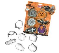 Set di 7 formine taglia biscotti a tema Halloween stampini per decorazione torte