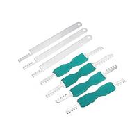 Set di 7 grimaldelli a pettine, in acciaio inox, strumento professionale per serratura, strumenti professionali per fabbro