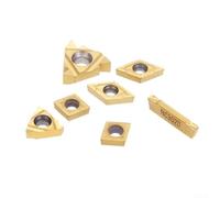 Set di 7 inserti in acciaio inox Ccmt060204 11ir per Mgmn200 per tornio CNC 16er Barra di alesatura Plus Holder Dcmt070204 e finitura in acciaio al carburo Plus