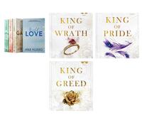 Set di 7 libri del set Ana Huang Twisted Series e re dell'ira + orgoglio + av...