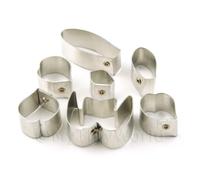 Set Di 7 Metallo Donna Pantofola Bellatulum Orchid Craft Formine