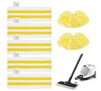 Set di 7 panni per pavimenti Kärcher EasyFix SC1, SC2, SC3, SC4, SC5, 5 bocchette per pavimenti + 2 ugelli per mani, set di panni in microfibra di ricambio, set universale per pavimenti