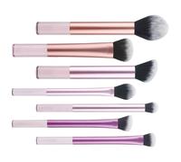 Set di 7 pennelli da trucco per sfumare, cipria, fard, correttori, ombretto, contorni, set di pennelli da trucco