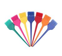 Set di 7 pennelli per capelli colorati per capelli Set di pennelli per tinture per parrucchieri Kit di strumenti per colorare i capelli del barbiere