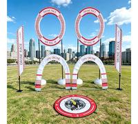 Set di 7 pezzi per percorso a ostacoli per droni da corsa, percorso a ostacoli professionale per droni RC da corsa, per competizioni FPV e appassionati di aeromodellismo