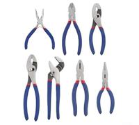 Set di 7 pinze a becco lungo e diagonale, per la manutenzione della casa e per lavori fai da te