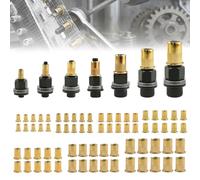 Set di 7 pinze rivettatrici per rivetti, per rivetti M3, M4, M5, M6, M8, M10, M12, con 70 dadi per rivetti