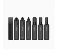Set di 7 punte magnetiche per avvitatore a percussione in acciaio al cromo vanadio, con codolo esagonale da 8 mm, PH1, PH2, PH3, H4, H5, H6, compatibili con utensili manuali, elettrici e pneumatici