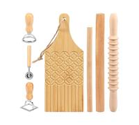 Set di 7 tagliapasta manuale in legno per uso alimentare, per pasta, pasta, pasticceria, set da cucina per casa, ristorante, cucina commerciale, pasti, feste