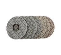 Set di 7 tamponi lucidanti diamantati da 5 pollici, for lucidatura a secco/bagnato, da 125 mm, for granito, marmo, pietra e cemento.(MIX 7 GRITS_7 PCS_5 INCHES)