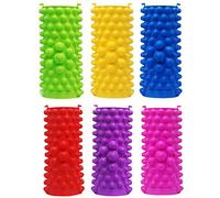 Set di 7 tappetini massaggianti per pavimenti, set di massaggio ai piedi, tappetini per agopuntura, riflessologia del piede, sollievo dal dolore e punto di innesco per attività ricreative dei bambini, team building, scuola materna,