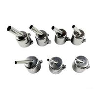 Set di 7 ugelli ad aria calda per stazioni dissaldanti serie 850 con ugelli multi diametro per saldatura BGA e riparazioni di componenti