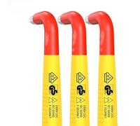 Set di 7 viti esagonali isolate certificate VDE, da 3 mm a 12 mm, per un funzionamento sicuro in installazioni e manutenzione ad alta tensione (7 pezzi tipo A)