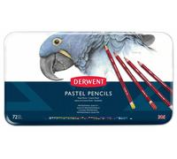 Derwent 72 Pastel Pencil Metal Tin Set by