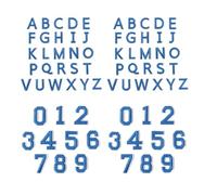 Set di 72 toppe ricamate termoadesive con lettere e numeri, resistenti, per abbigliamento, cappelli, borse, set di toppe ricamate lavabili