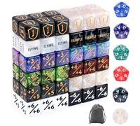 Set di 78 dadi MTG con più 1 contatore di vita e gettone parole chiave, dadi e scudo e dadi Spindown in 12 colori per Magic The Gathering, MTG, accessori da gioco di carte