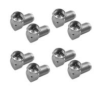 Set di 8 Adattatori Angolari Satellitari 90° per Cavo Coassiale - F-Adattatore da F-Presa a F-Spina, per Montaggio a Parete TV, adattatore cavo antenna tv,Compatibile con SAT/DVB-T/VHF