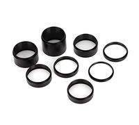 Set di 8 anelli adattatori per obiettivi e tubi di prolunga, tubi in lega di alluminio da 3/5/7/10/12/15/20/30 mm per telescopi astronomici e microscopi, filettatura M42x0,75 mm