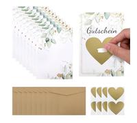 Set di 8 biglietti da grattare fai da te con buste, buoni da compilare - biglietti da grattare da scrivere come biglietto di compleanno, buoni desiderati, biglietto buono per tempo comune (G69)