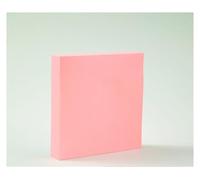 Set di 8 blocchetti di foglietti adesivi in tinta unita, 76 x 76 mm, 100 fogli per blocco, adesivo forte senza residui, carta spessa 80 g, 12 colori vivaci per ufficio, scuola, casa, promemoria di