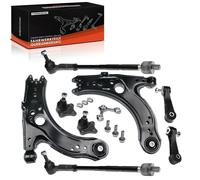 Set di 8 Bracci di Controllo Asse Anteriore Frankberg per VW Bora Variant Golf IV New Beetle Audi A3 Seat Leon Toledo II 1J0422803B