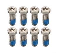 Set di 8 bulloni per guarnitura per bici da strada, per Rival per AXS, rosso, 12 velocità, compatibili con e viti Quarq, in acciaio inox