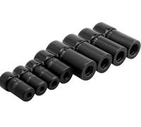 Set di 8 bussole filettate per rubinetto, 1/4" e 3/8", kit di chiavi a bussola per rubinetti, adattatori per riparazioni domestiche automobilistiche, attività di filettatura