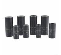 Set di 8 bussole per rubinetto, in acciaio al carbonio, per uso automobilistico e domestico, con dimensioni di 14,38 mm, resistenti all'usura e progettate per filettatura di precisione