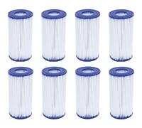 Set Di 8 Cartucce Filtro Bestway Gr. III Filtro Per Pompa Filtro Per Piscina