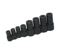 Set di 8 chiavi a bussola per rubinetto, per attacco da 0,6 cm e 1 cm | Per corpi in acciaio stampati con precisione da 0,6 cm e 1 cm, manutenzione automobilistica e riparazione di filettature