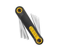 Set di 8 chiavi esagonali pieghevoli in acciaio al carbonio trattato termicamente, per uso domestico e meccanico professionale, chiave a stella multiuso