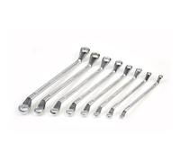 Set di 8 chiavi poligonali in crv misure da 6x7 a 20x22 mm Acciao cromato