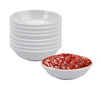 Set di 8 Ciotoline per Aperitivo, Ciotole per Salsa di Soia, Piattino per Salse Rotonde, Plastica Mini Ciotole per Aperitivo Adatto Cucine Ristoranti per Salsa, Spezie, Frutta, Snack, 3,1 X 7,1 cm