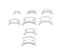 Set di 8 comodi anelli. Fit Solution Silicone Regolatore di Misura Riduttore Di Misura Per Regolare La Dimensione Del Tenditore Anello