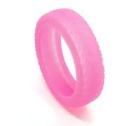 Set di 8 coperture per ruote in silicone, silenziose, per proteggere le ruote dei bagagli, accessori da viaggio per la protezione della valigia, Fosforo, Small