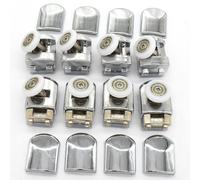 Set Di 8 Cuscinetti Per Box Doccia Diametro 23 Mm Rotelle Anta Scorrevole Ruote