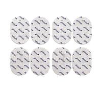 Set di 8 elettrodi pads ovali 7x5 cm compatibili con elettrostimolatore TENS e EMS marca Panasonic - qualità axion