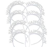 Set di 8 fasce per capelli con strass, per ragazze e donne, eleganti accessori e decorazioni per feste di compleanno, design elegante con strass, taglia unica