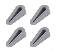 Set di 8 fermaporta con gomma TPR e antiscivolo, progettati per evitare che le porte sbattano e proteggere pareti e pavimenti in più ambienti interni (grigio)