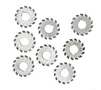 Set di 8 frese dentate HSS M1.5 20° per ruote coniche | Set di 8 pezzi, numeri da 1 a 8, per diversi numeri di denti, ideali per ruote coniche, vestibilità precisa