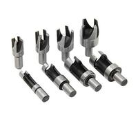 Set di 8 frese per trapano, 6 mm/10 mm/13 mm/16 mm, punta conica in acciaio super rapido per trapano da banco e trapani a mano