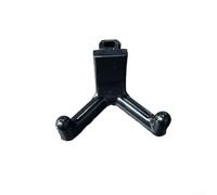 Set di 8 ganci resistenti in plastica ABS con 4 ganci a forma di J e 4 ganci a V per una conservazione efficace degli attrezzi e gestione dello spazio nei capannoni